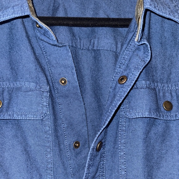 L.L. Bean Dark Blue Shirt Jacket - Picture 7 of 7